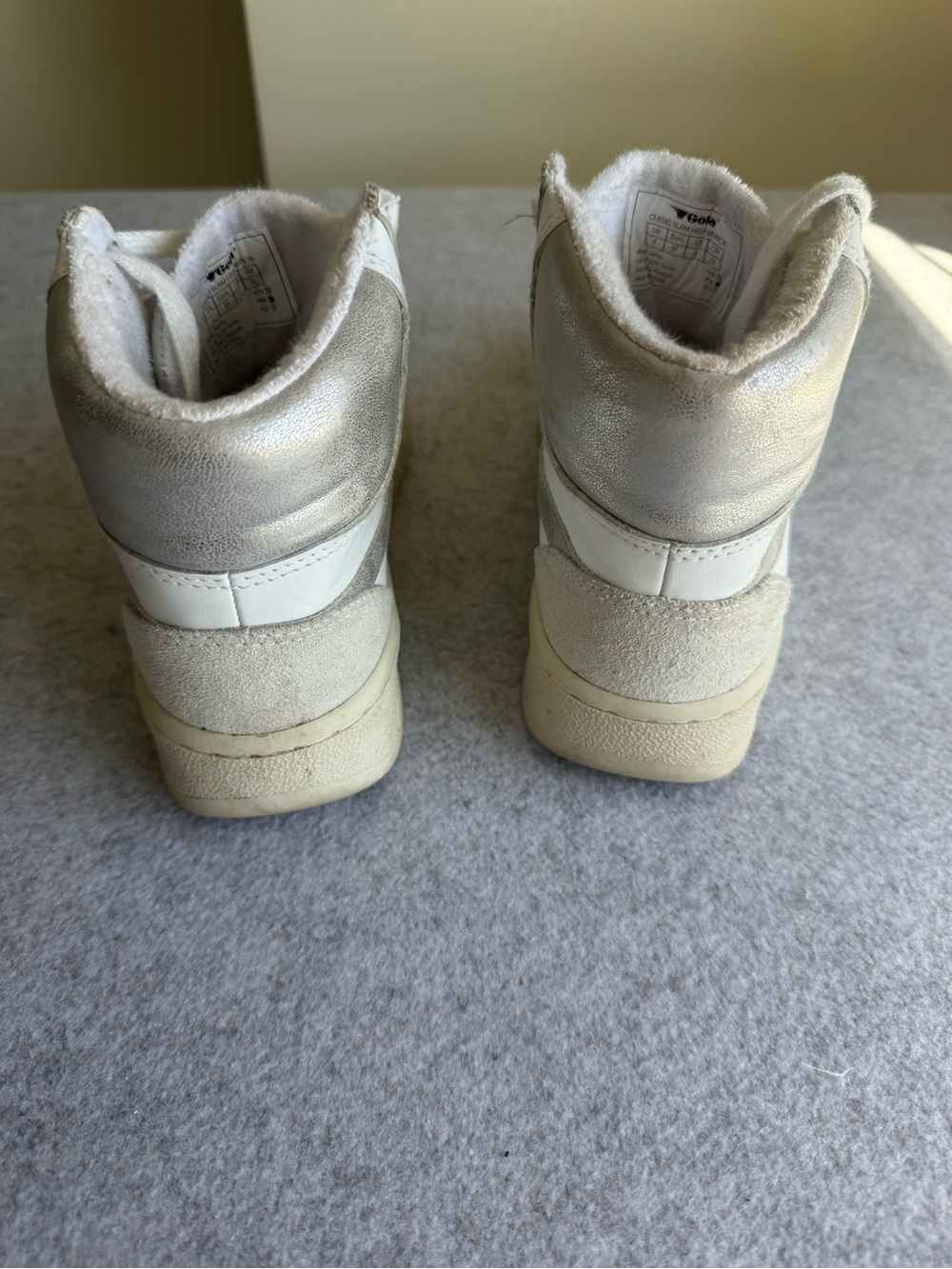 Gola x Anthropologie Slam Hightop Sneakers Size 6 - Picture 8 of 8